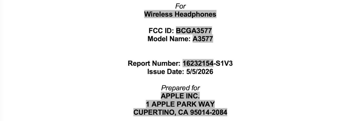 Produto da Apple (código A3577) que surgiu na base de dados da FCC