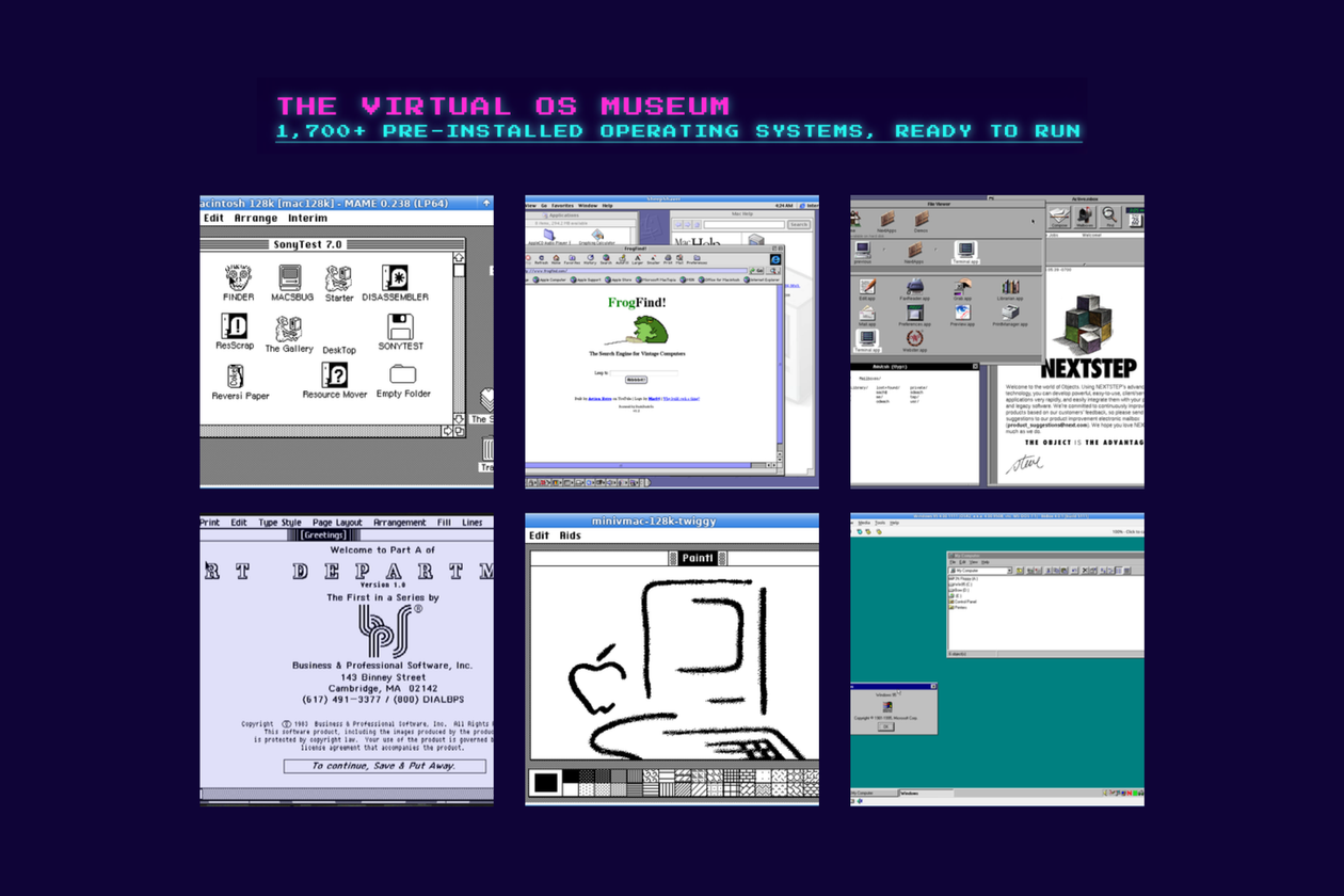 Conheça o Virtual OS Museum, emulador de centenas de sistemas operacionais históricos