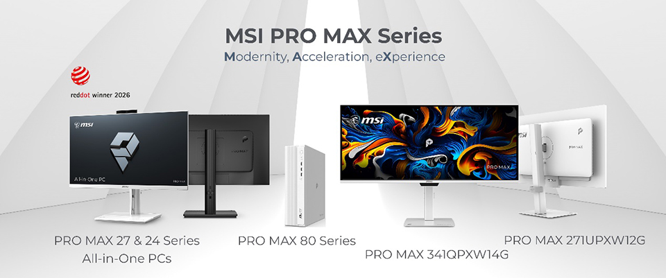 MSI lança nova linha de monitores PRO MAX, focada em usuários de Macs