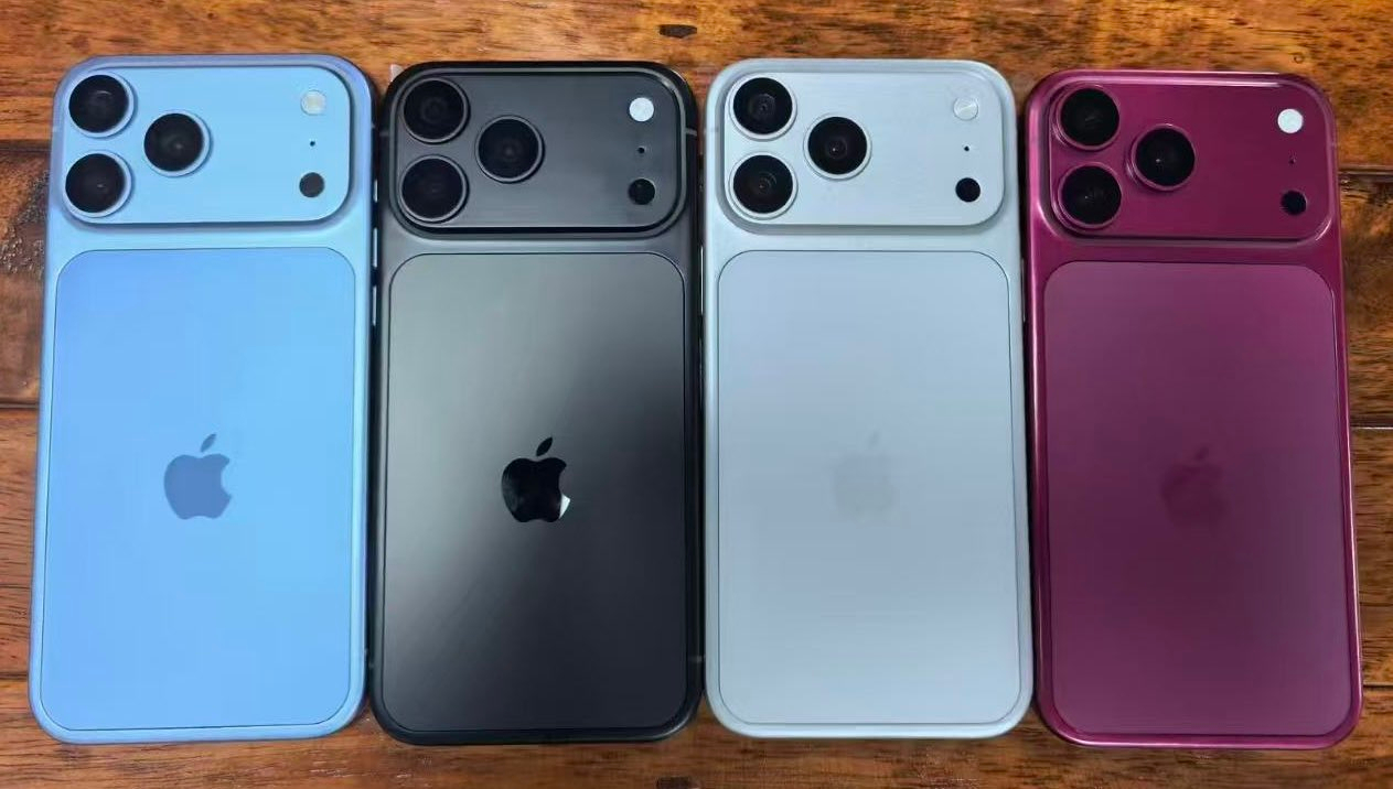 Cor cereja volta a aparecer em novos dummies dos “iPhones 18 Pro”