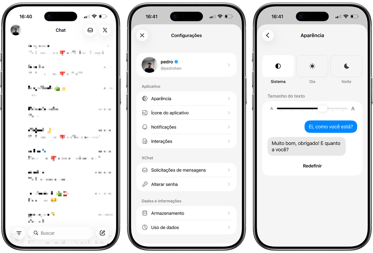 Como mudar o tamanho dos textos no XChat [iPhone e iPad]