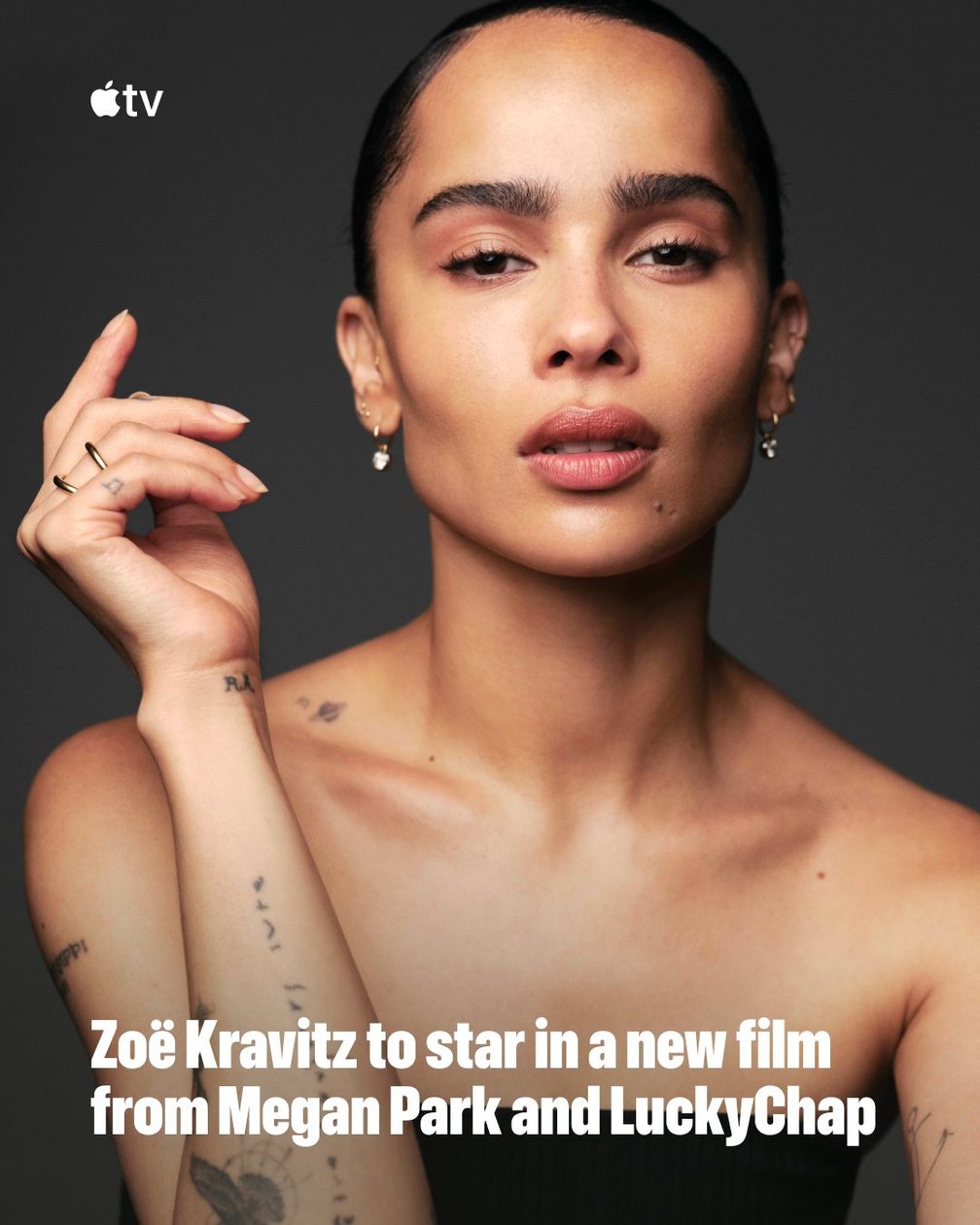 Zoë Kravitz será a estrela de novo filme do Apple TV