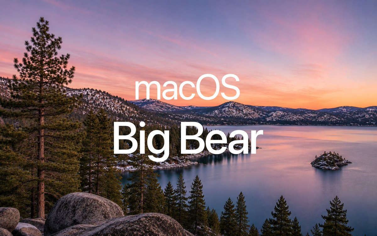 macOS Big Bear? Apple teria “vazado” nome do próximo sistema