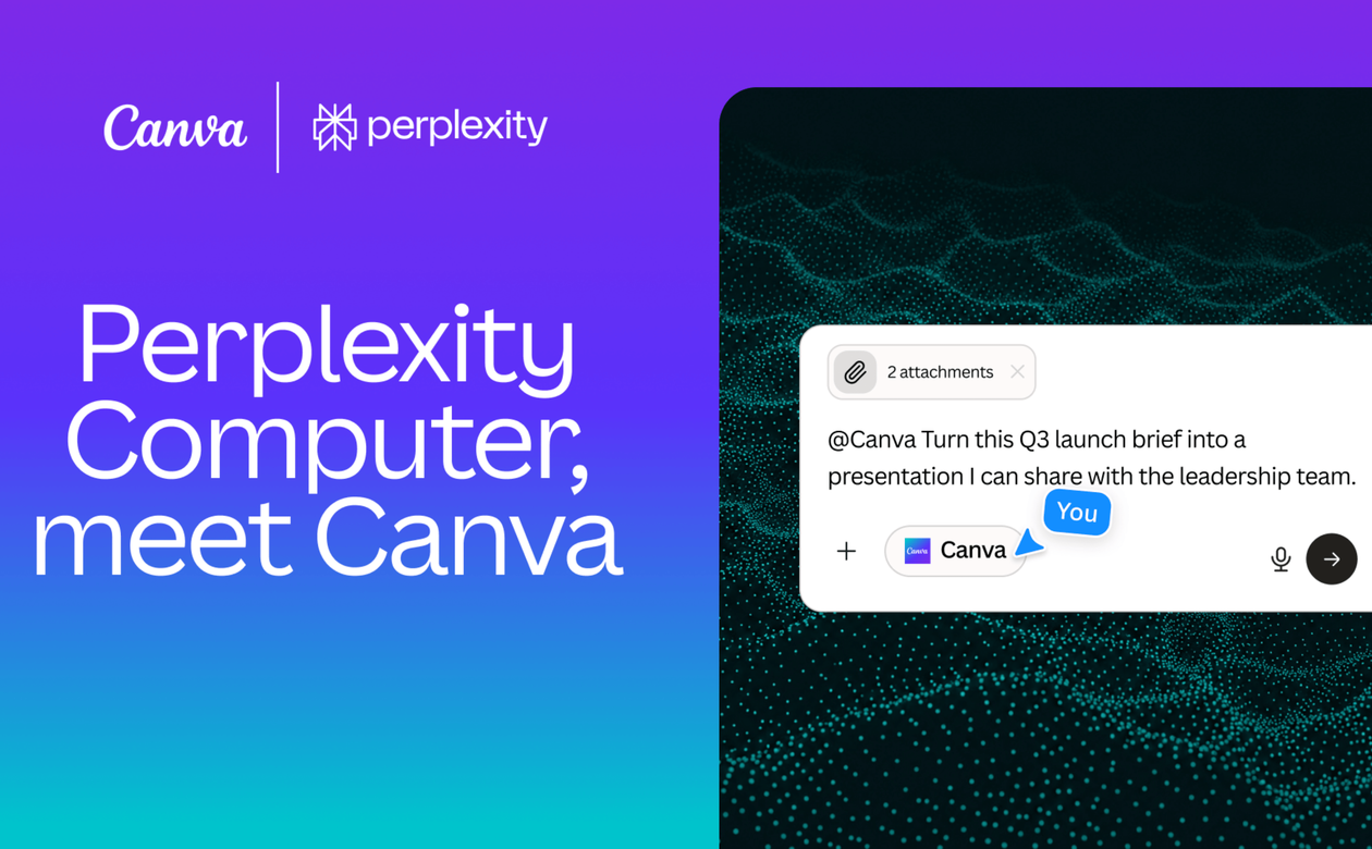 Perplexity Computer ganha conector do Canva e abordagem híbrida de agentes